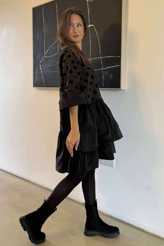 Oscar Rue Dress Polka Dot Earth